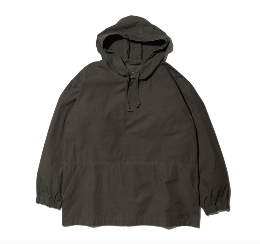 Snow Peak Natural-Dyed Recycled Cotton Parka Charcoal