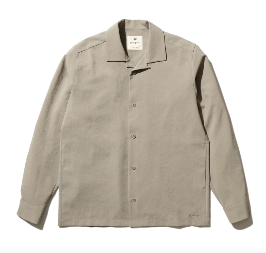 Snow Peak Pe Light Poplin Shirt Beige