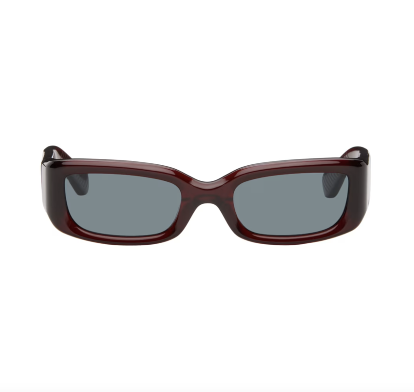 SECOND/LAYER The Rev Sunglasses Red/Black