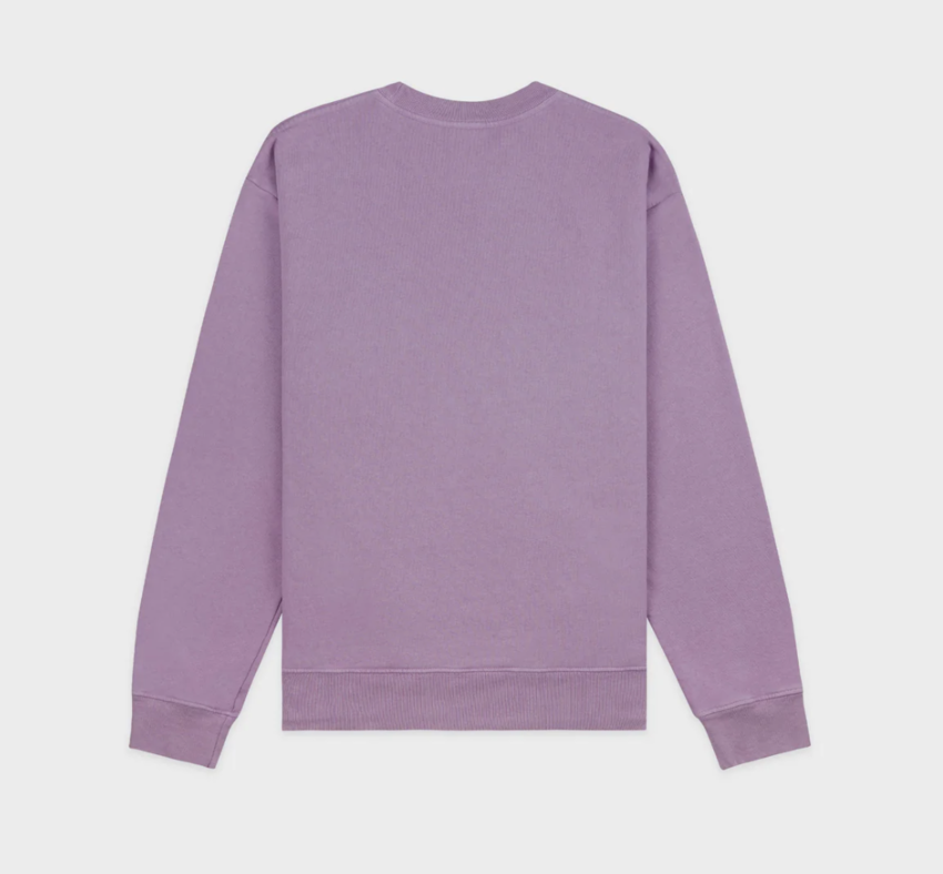 Sporty & Rich USA Wellness Club Crewneck Soft Lavender/White