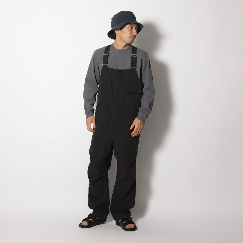 Snow Peak TAKIBI Light Ripstop Overalls Black