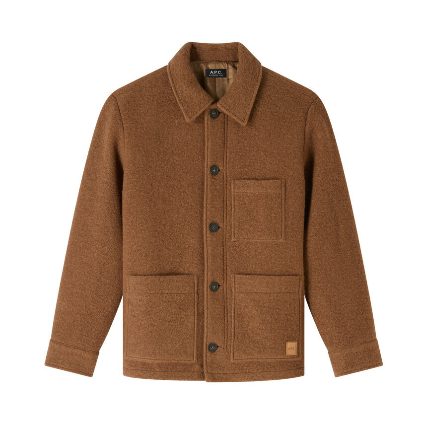 A.P.C. A.P.C. Emile Patch Jacket Ice Brown