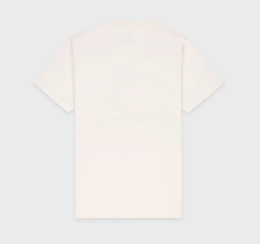 Sporty & Rich Varsity Crest T-Shirt Cream/Navy