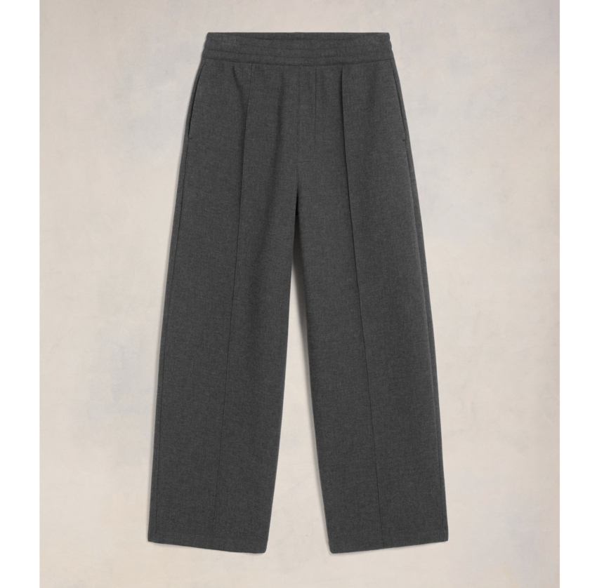 AMI Paris AMI Pleated Trousers Dark Grey