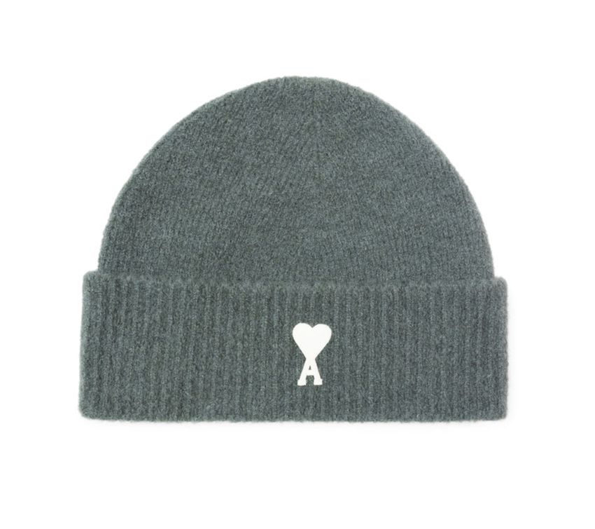 AMI Paris AMI Off-White Ami De Coeur Beanie Antique Clay