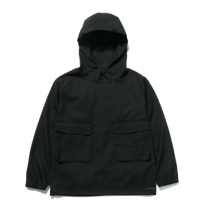 Snow Peak Hybrid Wool Hoodie Black