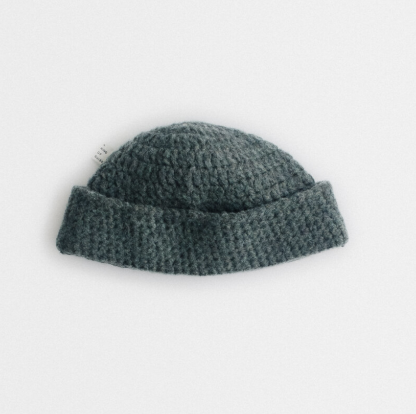 A Kind of Guise Crochet Hat Green Shadow Melange