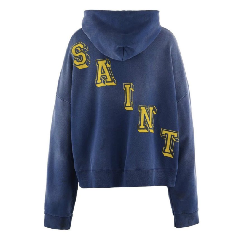 SAINT MXXXXXX Hoodie Angel Navy