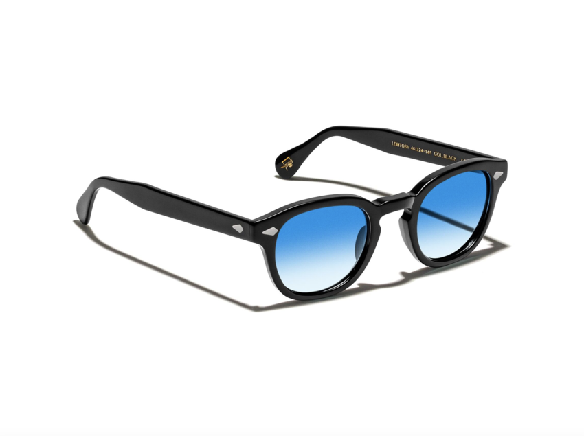 MOSCOT Lemtosh Black / Broadway Blue Fade Lenses