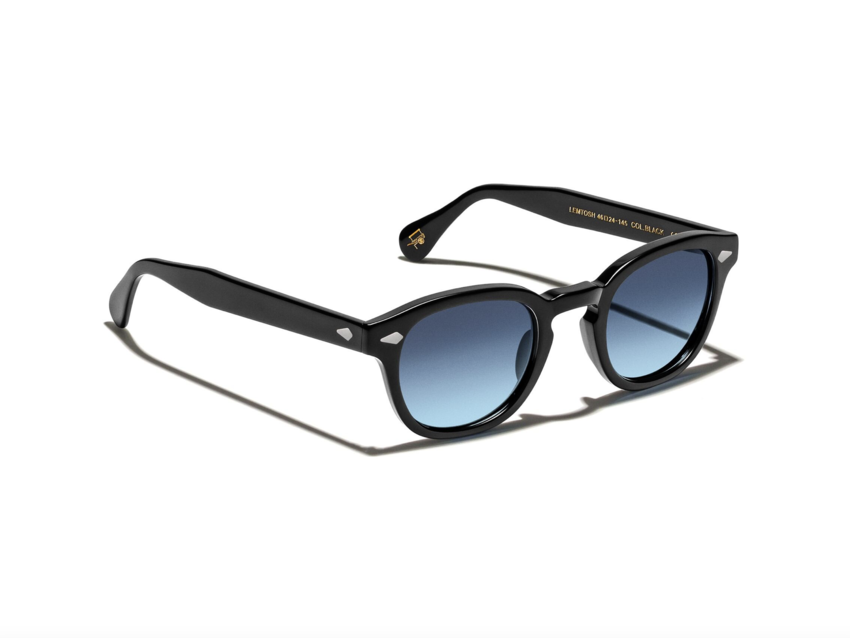MOSCOT Lemtosh Black / Denim Blue Lenses
