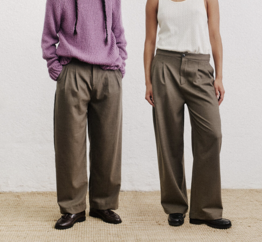 A Kind of Guise Piero Pants Taupe Flannel