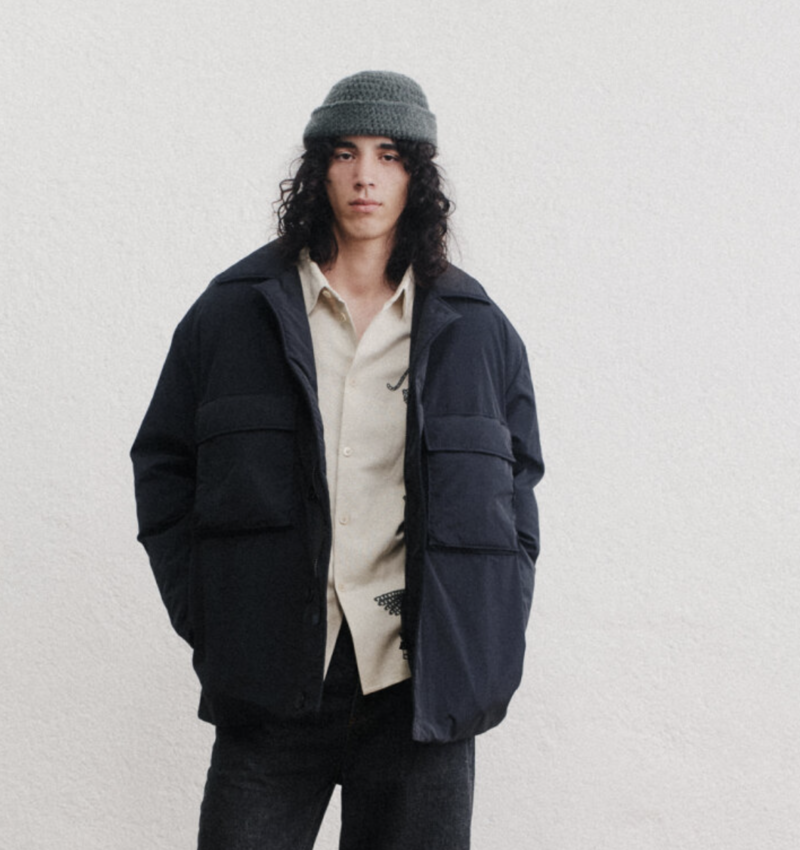 A Kind of Guise Justo Padded Jacket Onyx Black