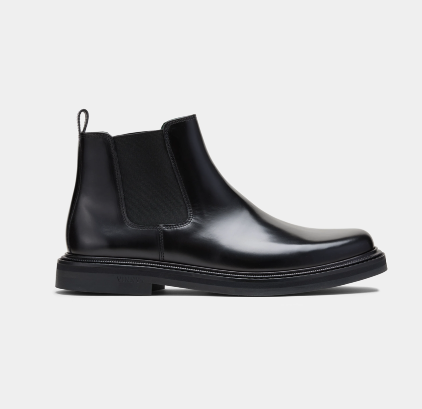 VINNY's Vinnee Chelsea Boot Black Polido Leather