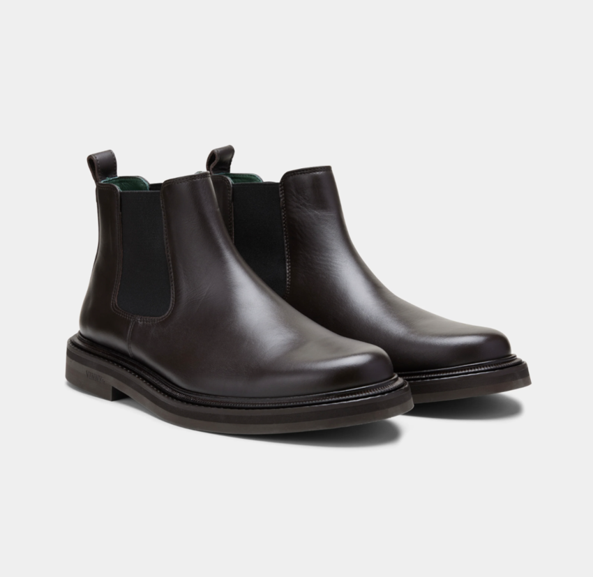 VINNY's Vinnee Chelsea Boot Dark Brown Leather