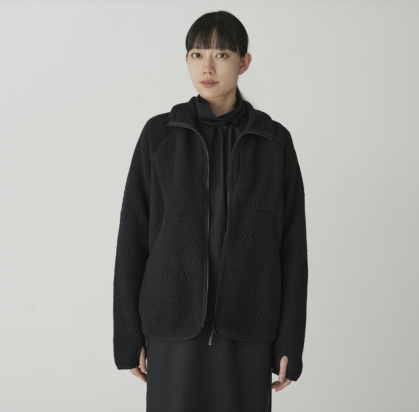 Snow Peak Thermal Boa Fleece Jacket Black