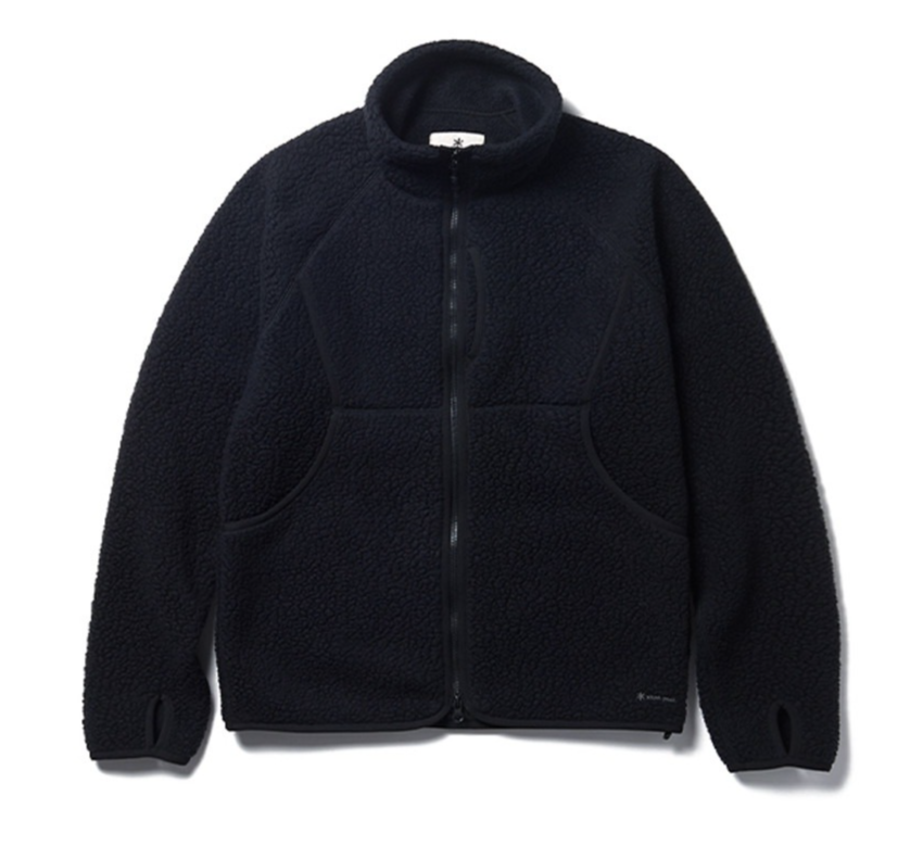 Snow Peak Thermal Boa Fleece Jacket Black