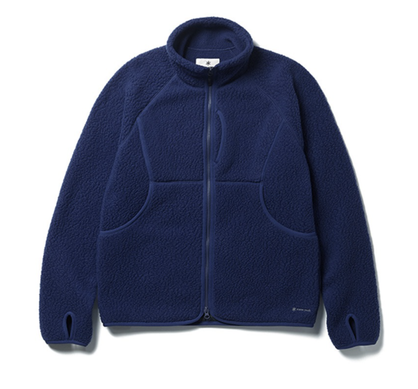Snow Peak Thermal Boa Fleece Jacket Blue