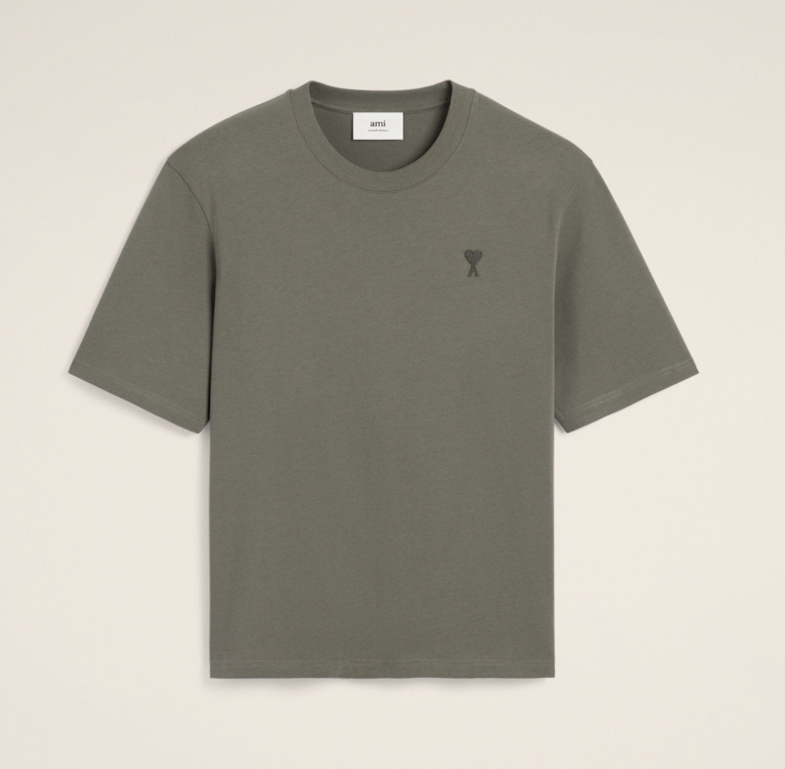 S.H.MonsterArts　スペースゴジラ　※（説明必読） Ami Paris T-shirt Ami De Coeur grey in cotton SMOKE GREY