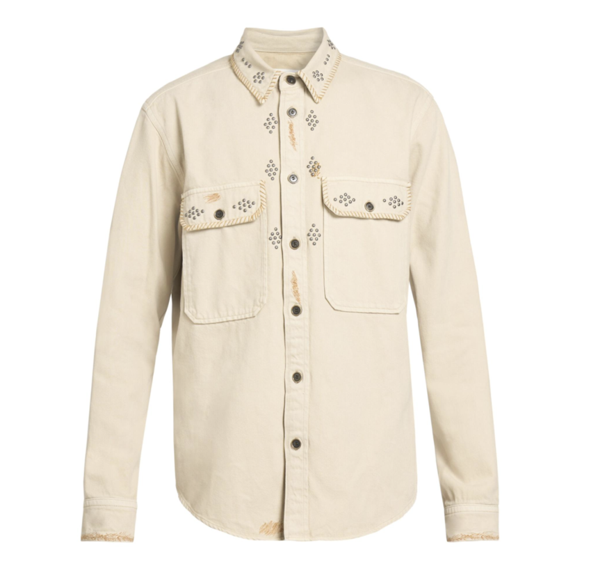 MARANT Osco Shirt Ecru