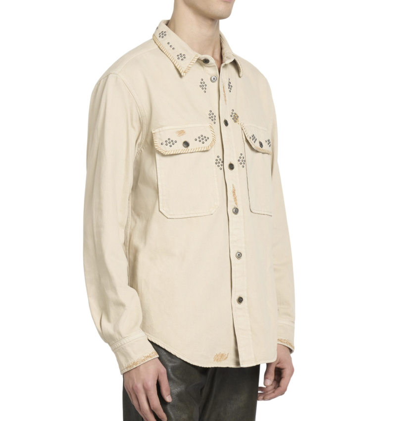 MARANT Osco Shirt Ecru