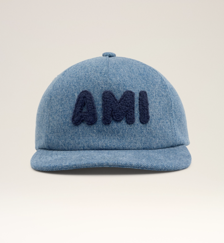 AMI Paris AMI Cotton Patch Trucker Cap Used Blue