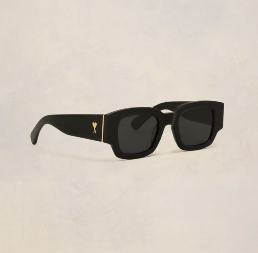 AMI Paris AMI Classical Ami De Coeur Sunglasses Black