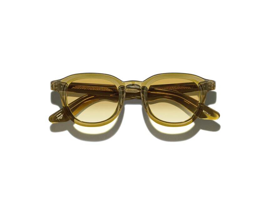 MOSCOT Dahven Olive Brown / Chestnut Fade Lenses