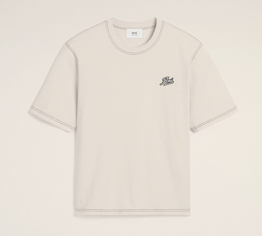 AMI Paris AMI Signature Shirt White Cream
