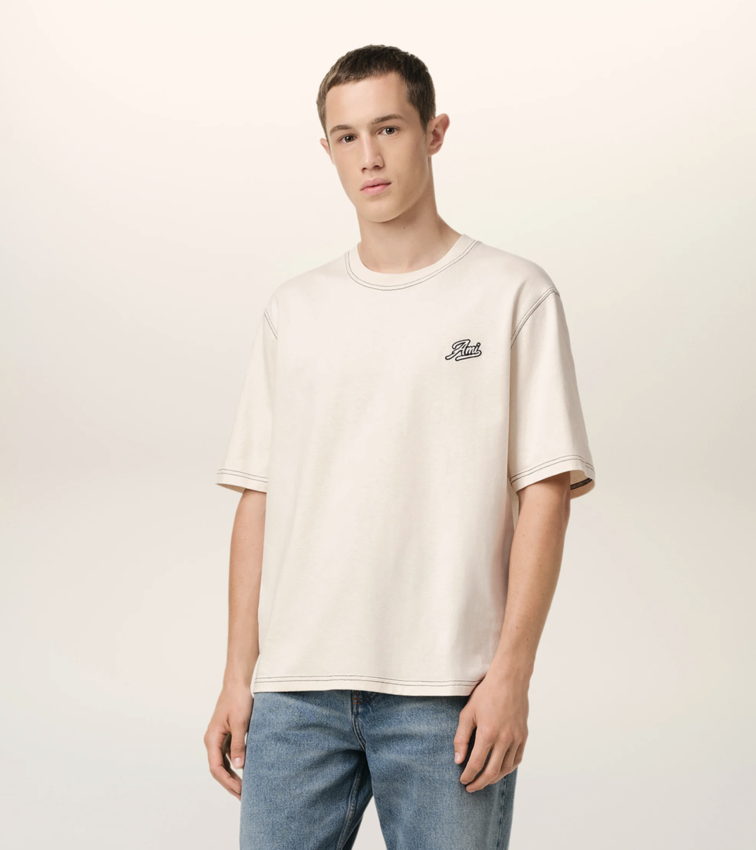 AMI Paris AMI Signature Shirt White Cream