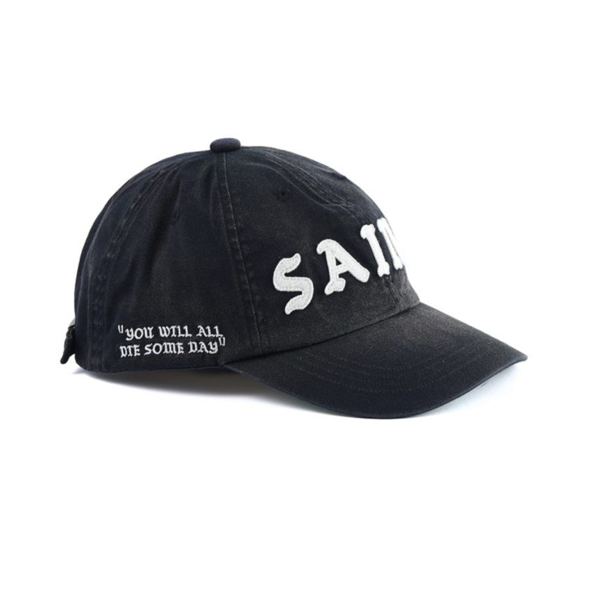 Saint Cap 6 Panel Black - UPTOWN