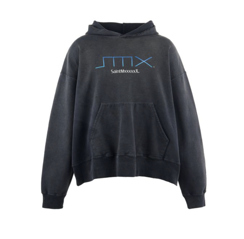 SAINT MXXXXXX Hoodie SMX Black