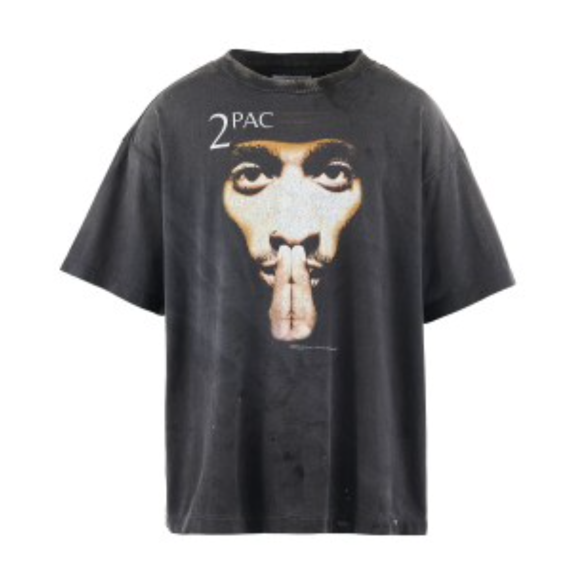 セントマイケル　S/S TSHIRT　２PAC 　BLACK saint-mxxxxxx-ss-tee-2pac-