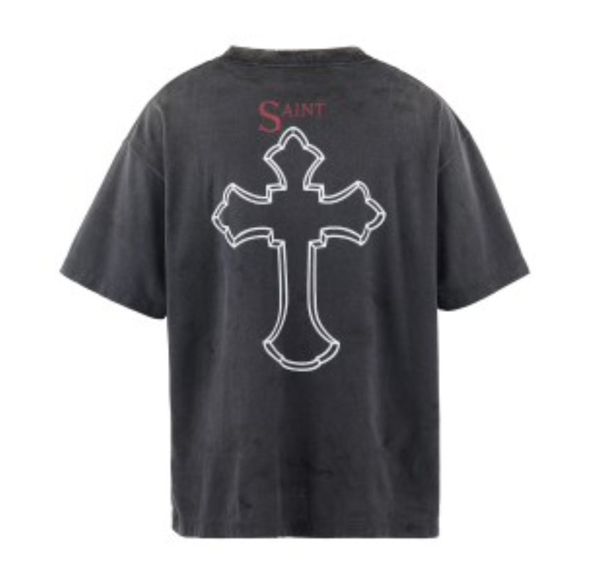 SAINT MXXXXXX SS Tee 2Pac Black