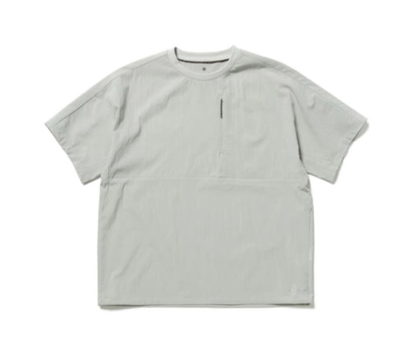 Snow Peak Breathable Quick Dry T-Shirt Grey
