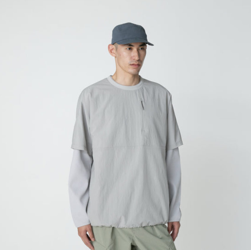 Snow Peak Breathable Quick Dry T-Shirt Grey