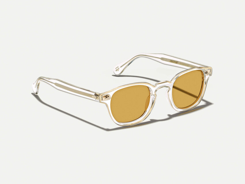 MOSCOT Lemtosh Crystal / Gold Amber Lenses