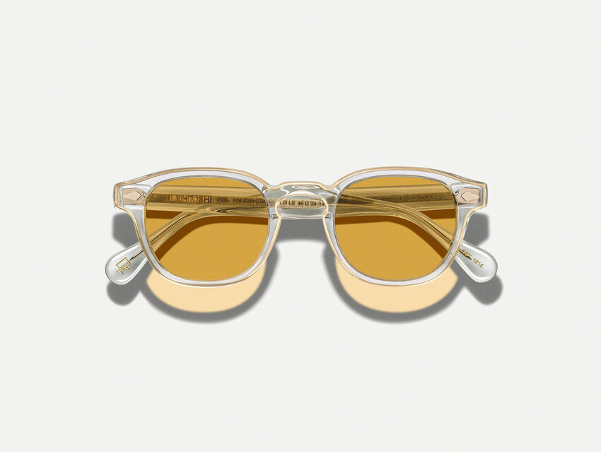 MOSCOT Lemtosh Crystal / Gold Amber Lenses