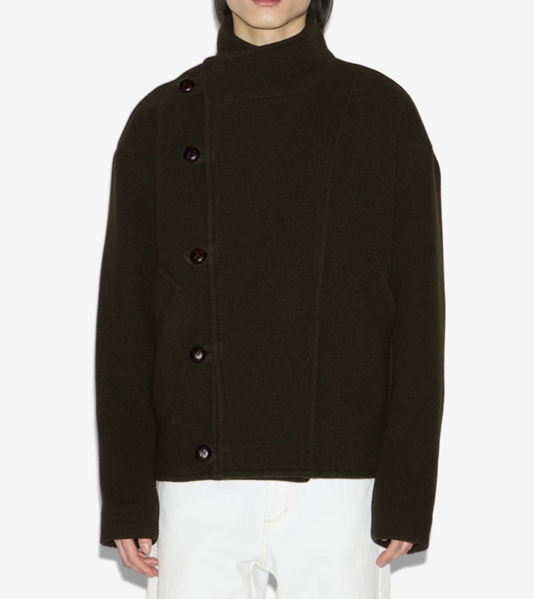 MARANT Keyle Coat Dark Khaki