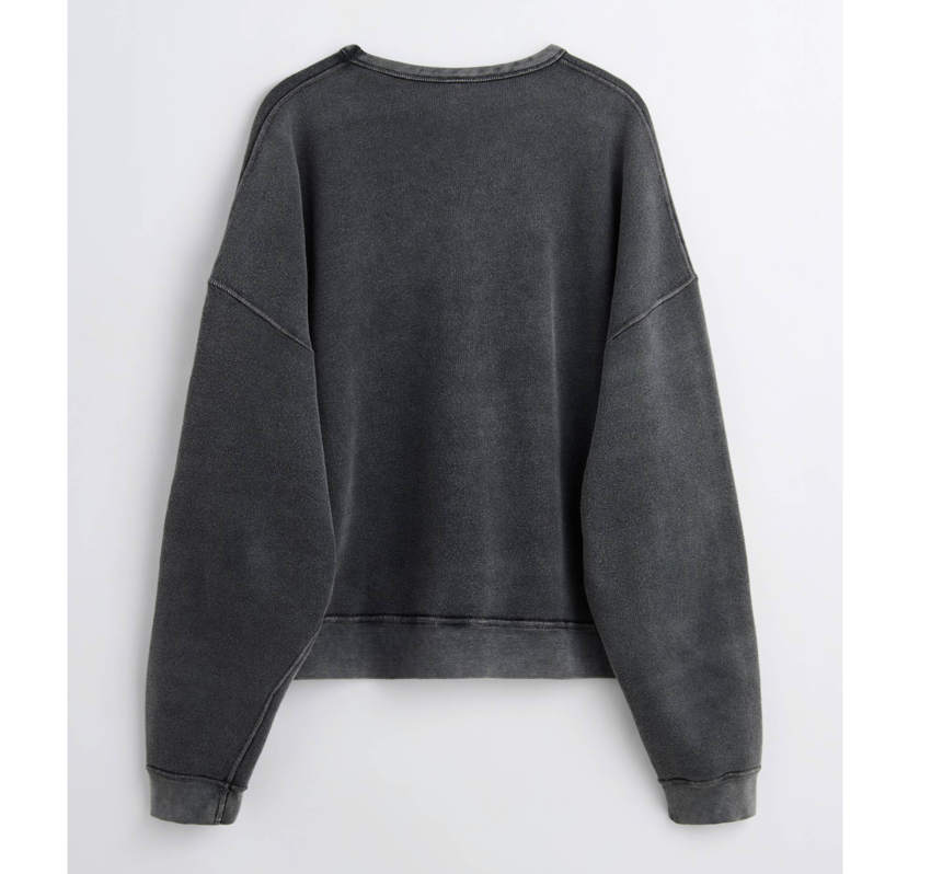 Sunflower Crew Sweat Antracite Washed