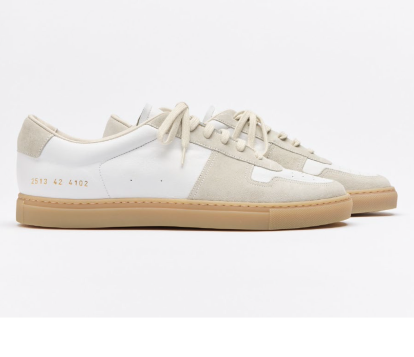 Common Projects Bball Slim Gum Sole 2513 Off White