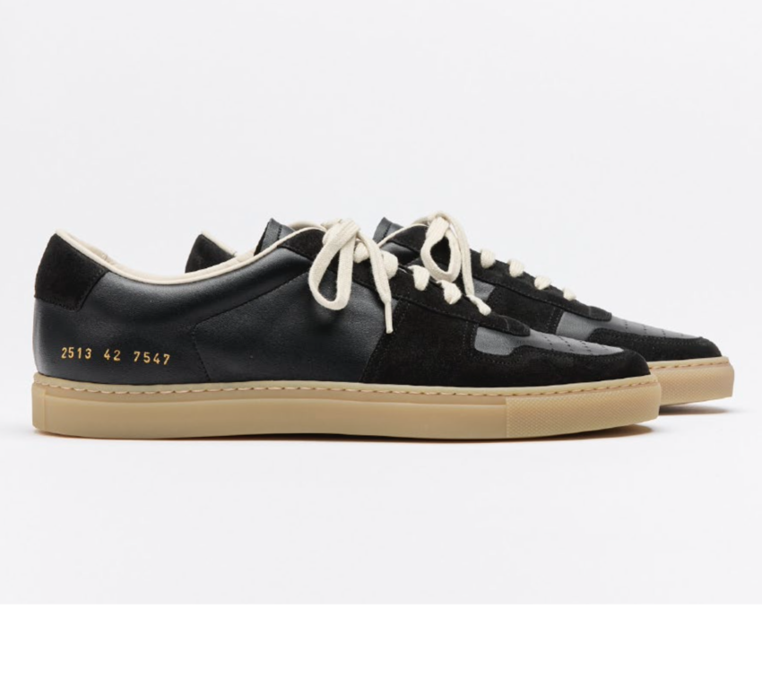 Common Projects Bball Slim Gum Sole 2513 Black