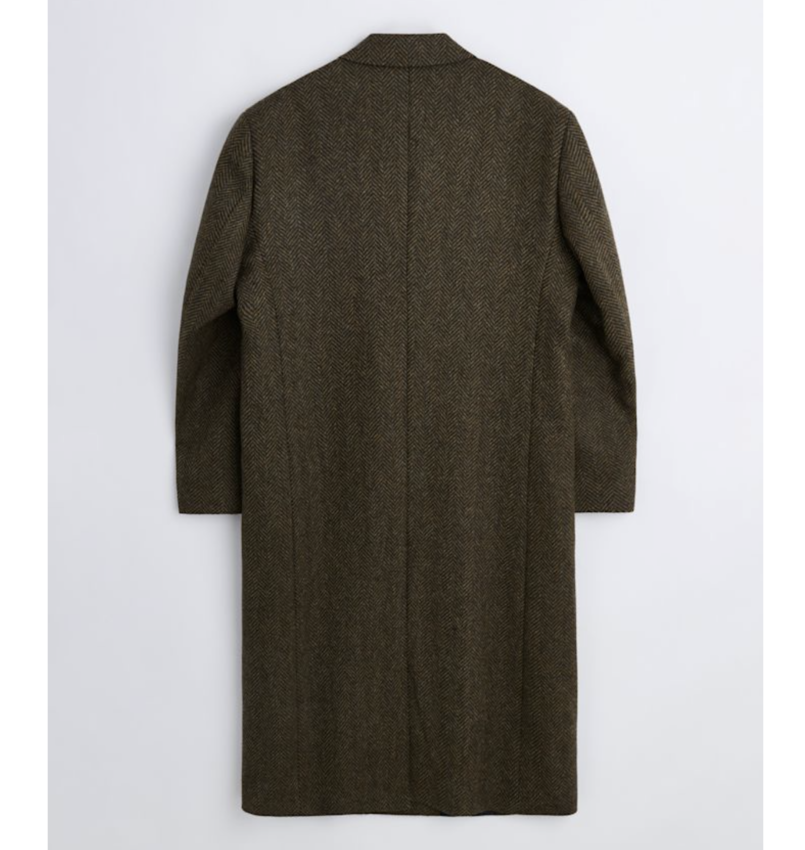 Sunflower DB Coat Herringbone Green