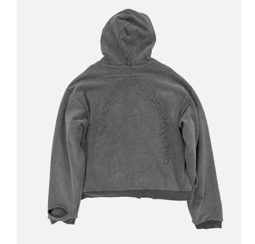 Stockholm Surfboard Club Heavyweight Lined Hoodie Mountain Grey