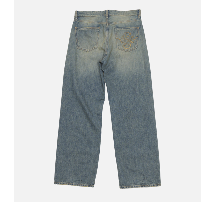 Stockholm Surfboard Club Regular Fit Jeans Sand Blue