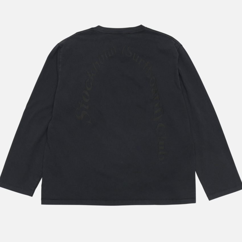 Back Logo Longsleeve Black - UPTOWN
