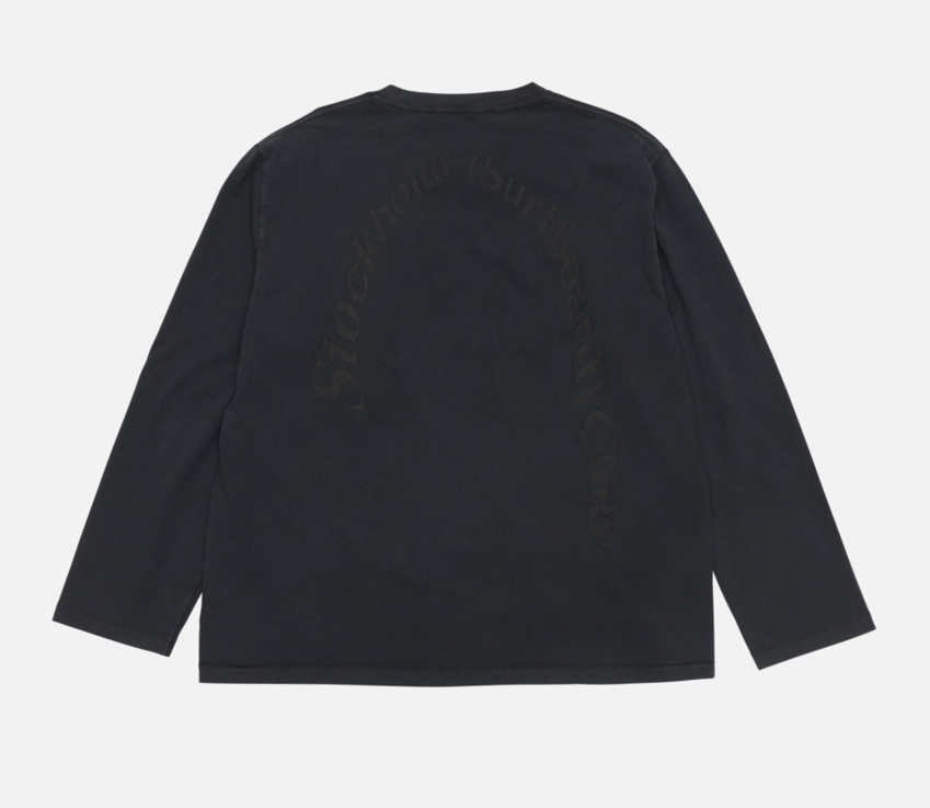 Stockholm Surfboard Club Back Logo Longsleeve Black