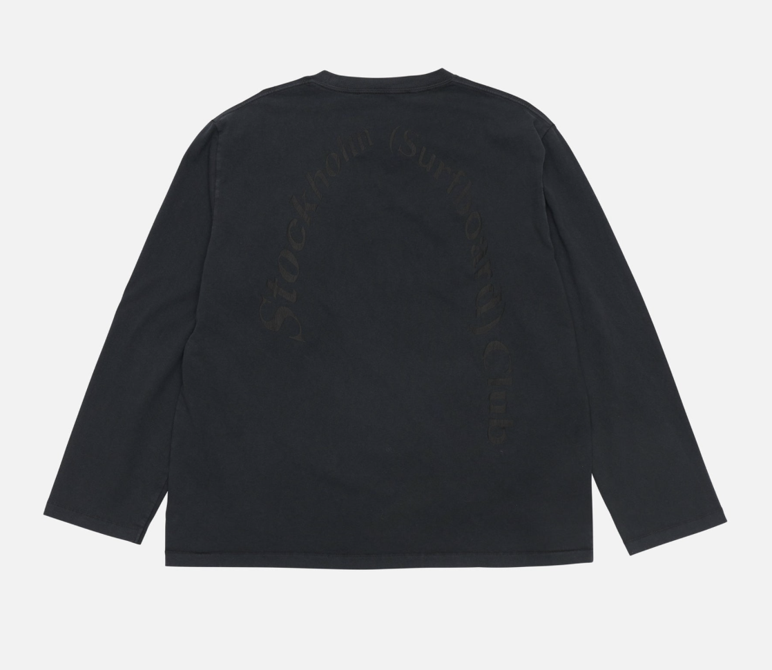 Back Logo Longsleeve Black - UPTOWN
