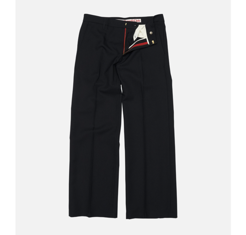 Stockholm Surfboard Club Tailored Bootcut Trousers Black