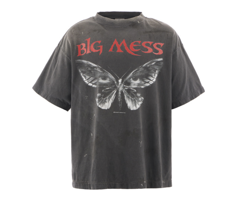 SAINT MXXXXXX SS Tee Big Mess Black