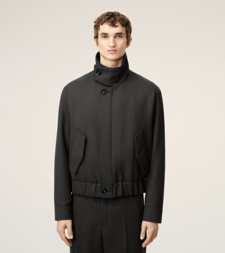 AMI Paris Harrington Jacket Anthracite